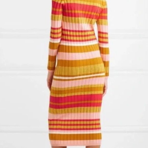 Stine Goya Jeanne Metallic Striped Midi Dress - Picture 6 of 11